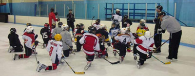 Checking Clinic Huddle